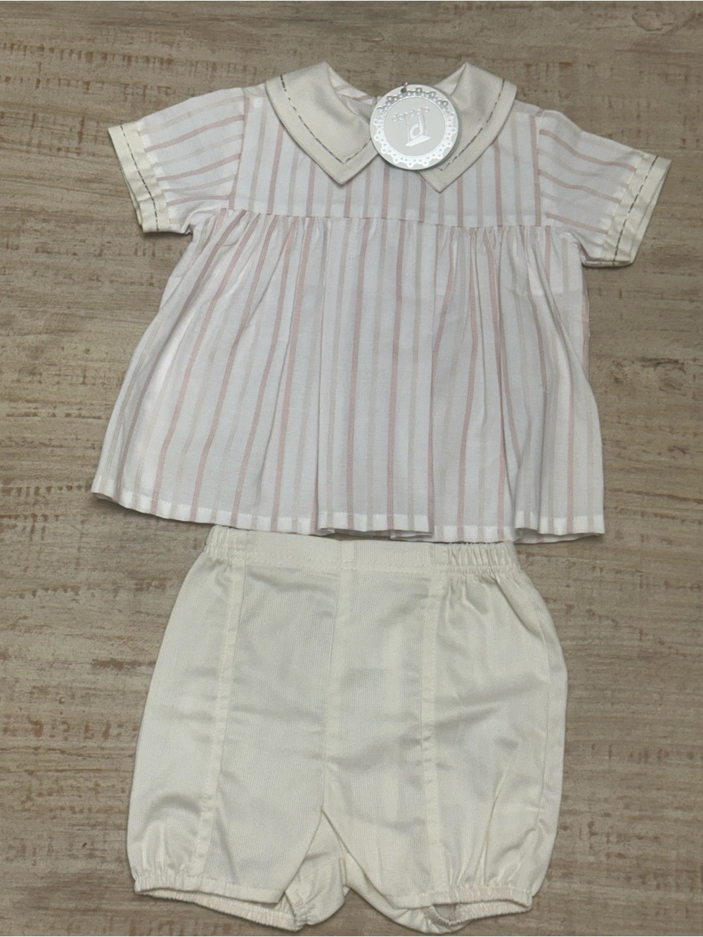 dondolo Matching set - Cream & Light Pink